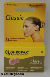 Ohropax Classic Ohropax. Packaging