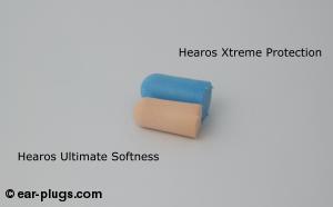 Hearos Ultimate Softness Series vs Hearos Xtreme Protection Series